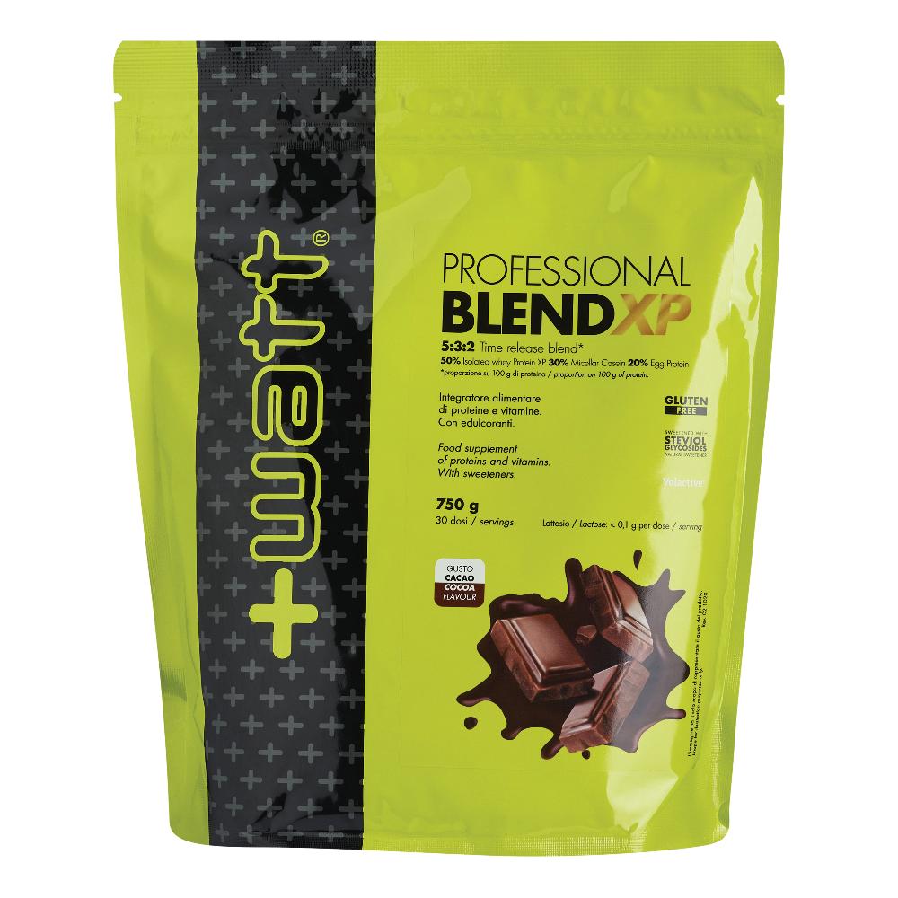 +Watt Professional Blend XP Proteine Blend Gusto Cacao, 750g
