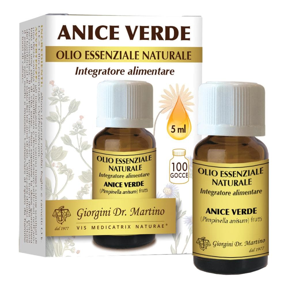 Anice Verde Olio Essenziale Naturale 5 Ml