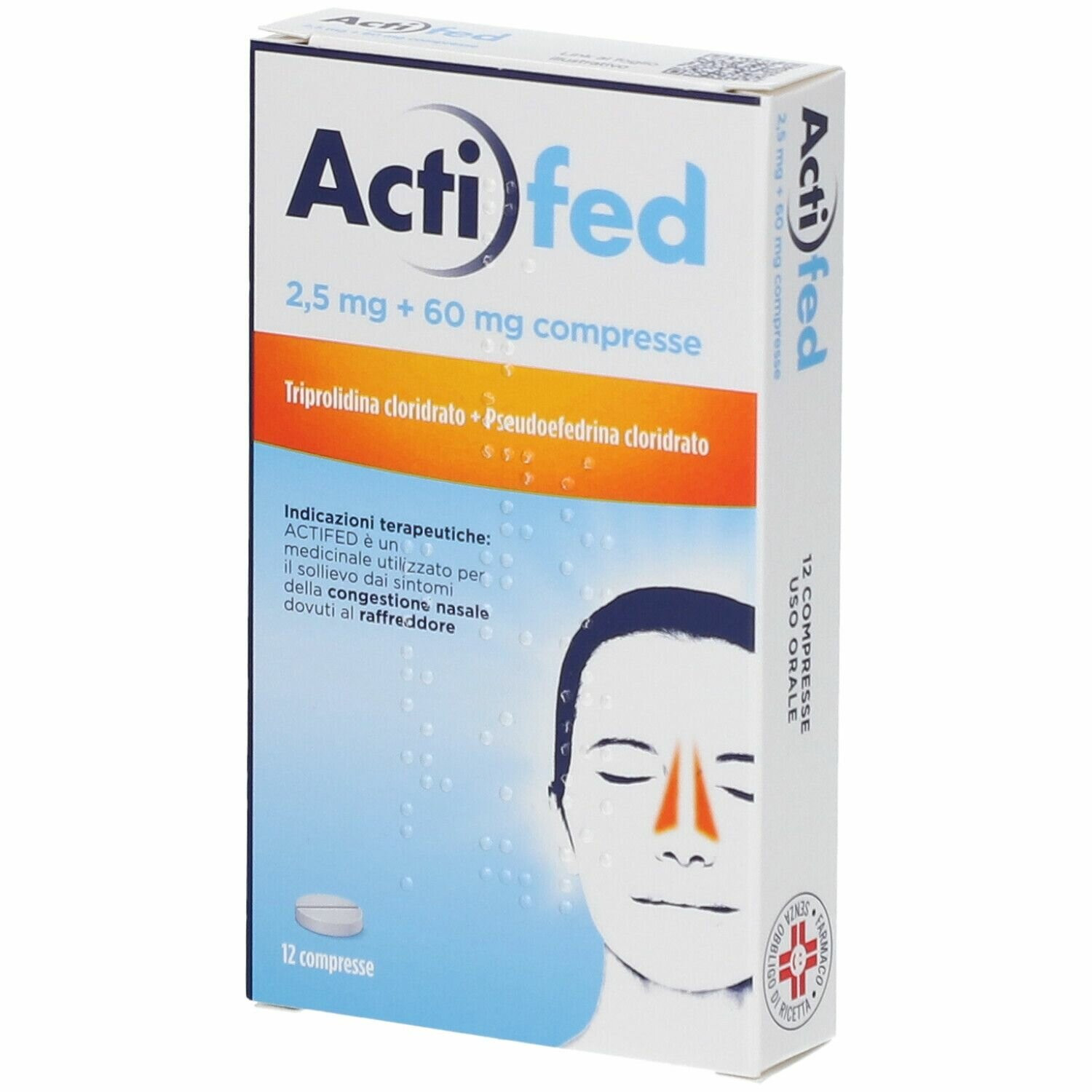 Actifed*12cpr 2,5mg+60mg
