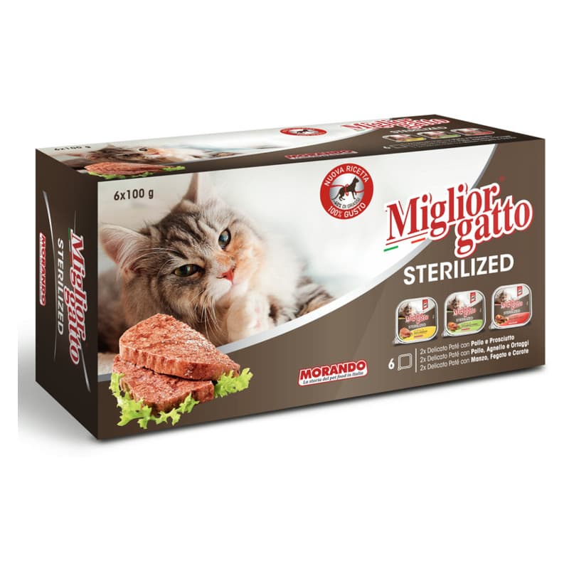 MORANDO MIGLIOR GATTO STERILIZED 2X3X100G