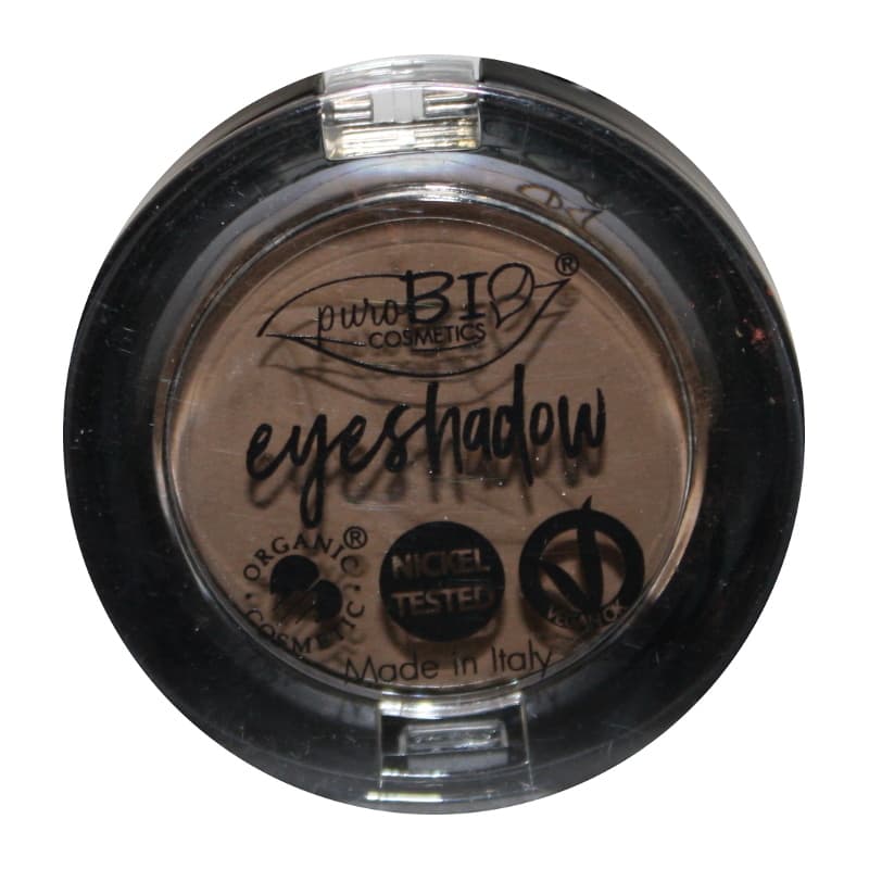Purobio ombretto compatto marrone freddo matte pack 14