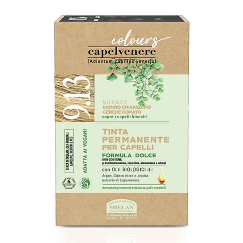 Capelvenere colours tinta capelli 9,13n biondo chiarissimo cenere dorato