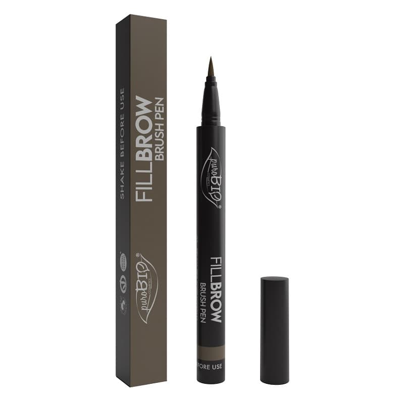 Purobio fillbrow penne sopracciglia 02 castano