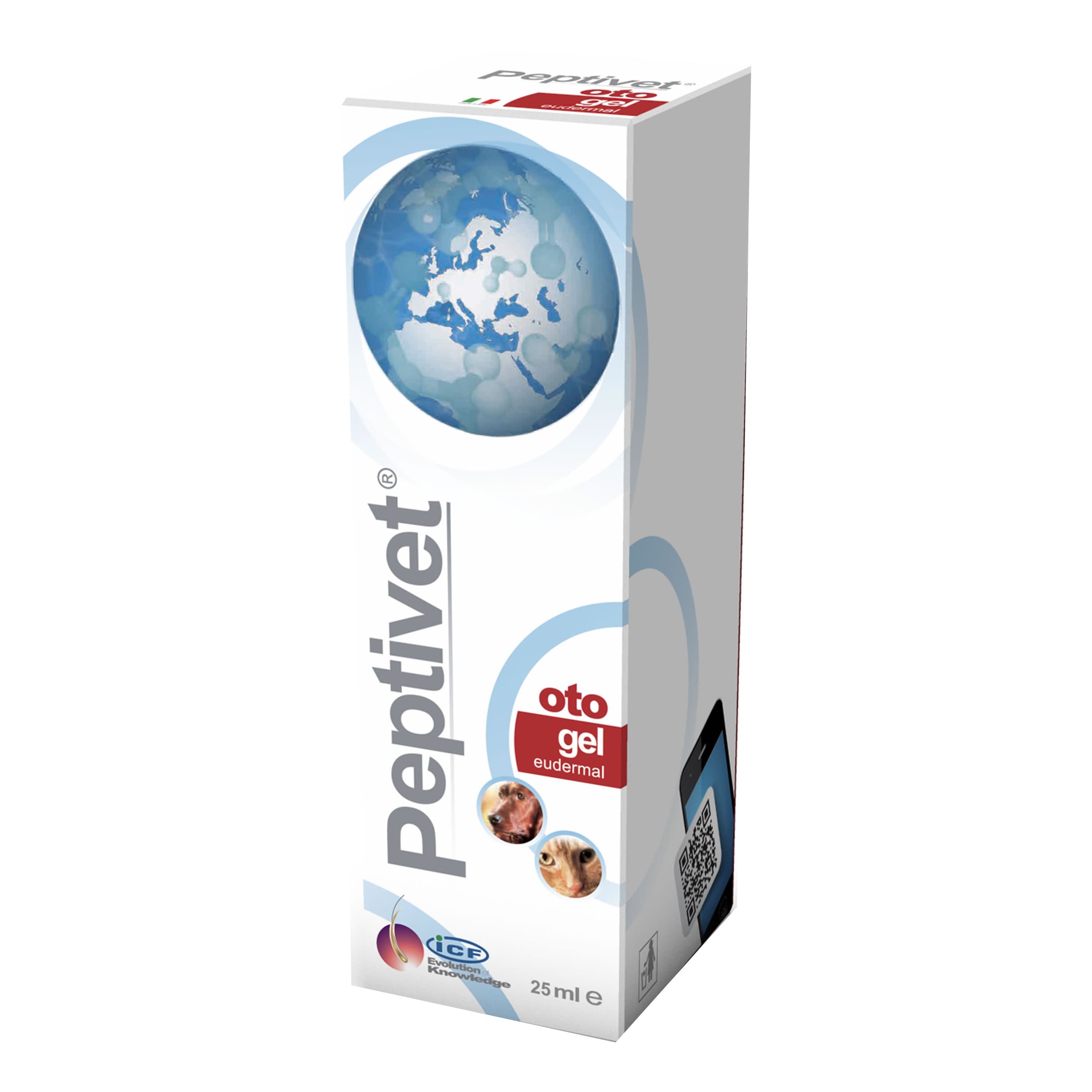 Peptivet Oto Gel Otologico Cani e Gatti 25 ml