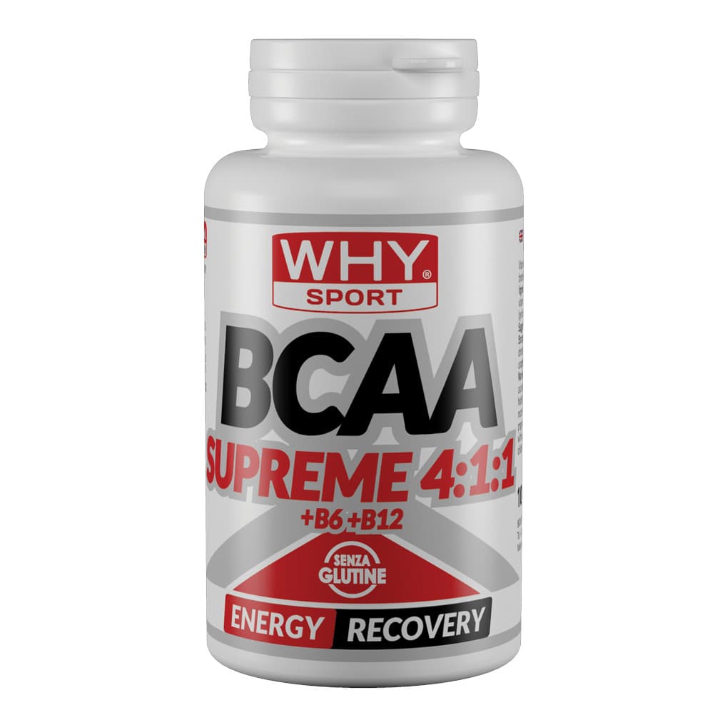 Whysport bcaa supreme 4:1:1 + b6 + b12 100 compresse