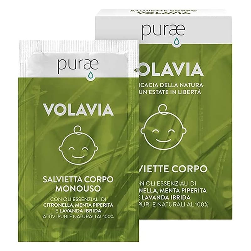 PURAE SALVIETTE CORPO VOLAVIA 12 PEZZI 3 ML