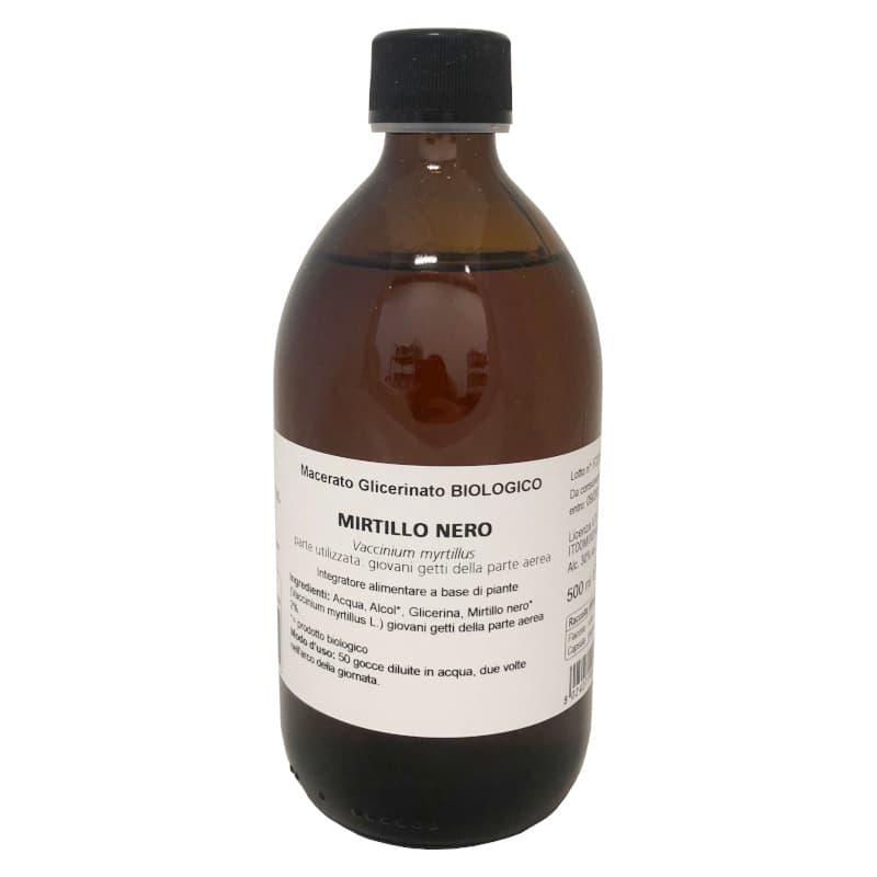 FITOMEDICAL MIRTILLO NERO MACERATO GLICERICO 500 ML BIO