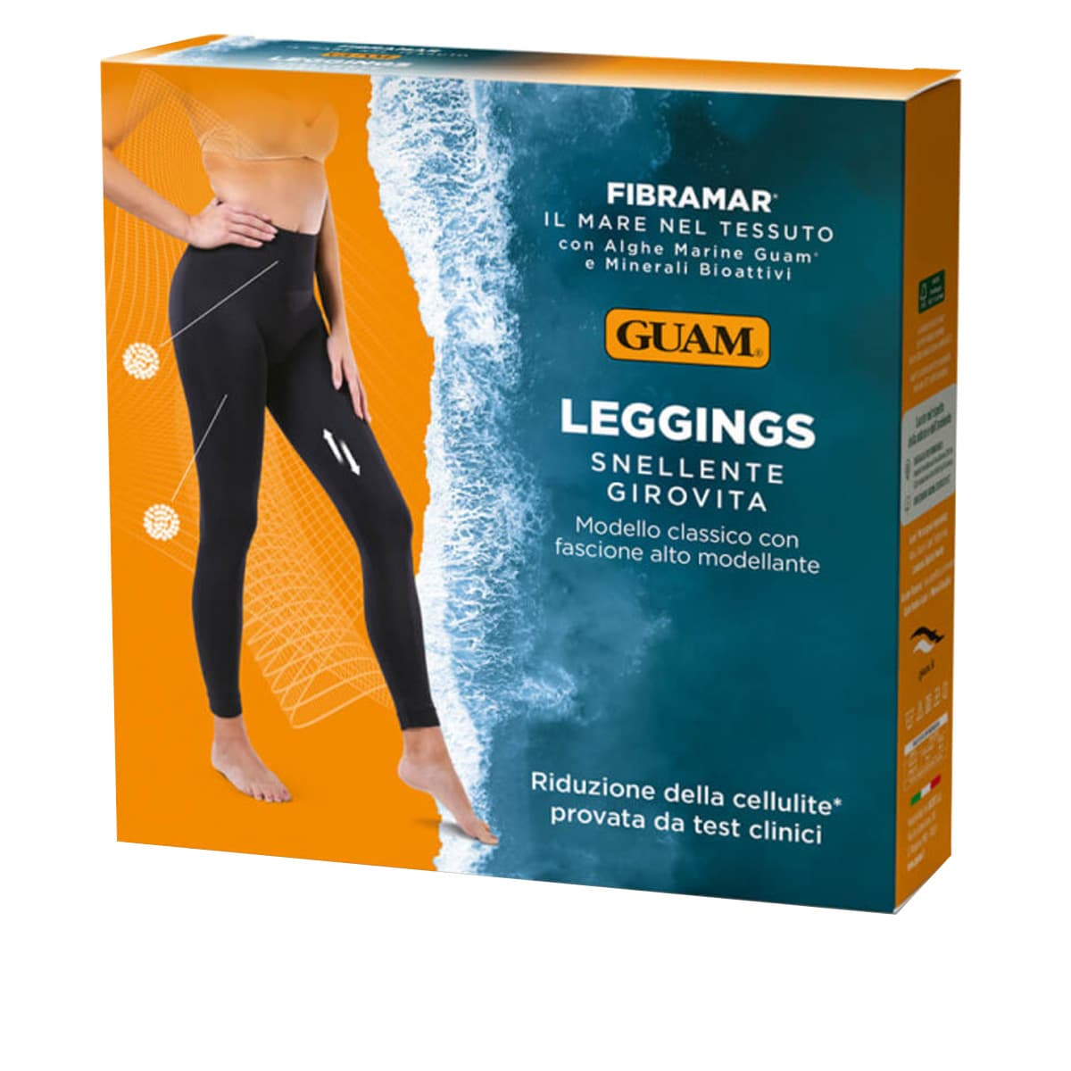 Guam leggings classico fibramar nero xs/s