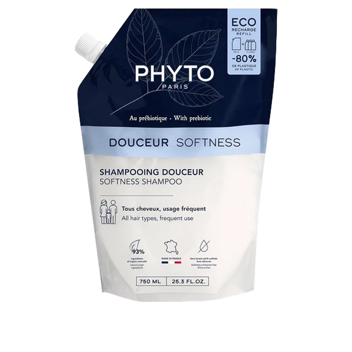 Phyto Shampoo Delicatezza Ricarica 750 ml