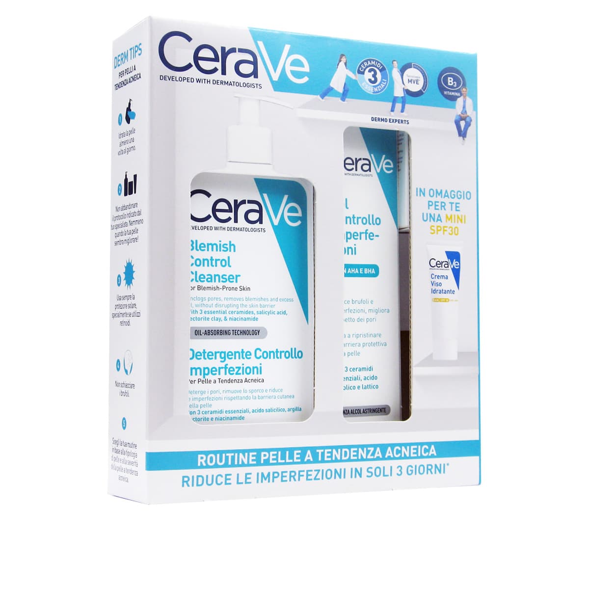 Cerave acne bipack routine anti imperfezioni