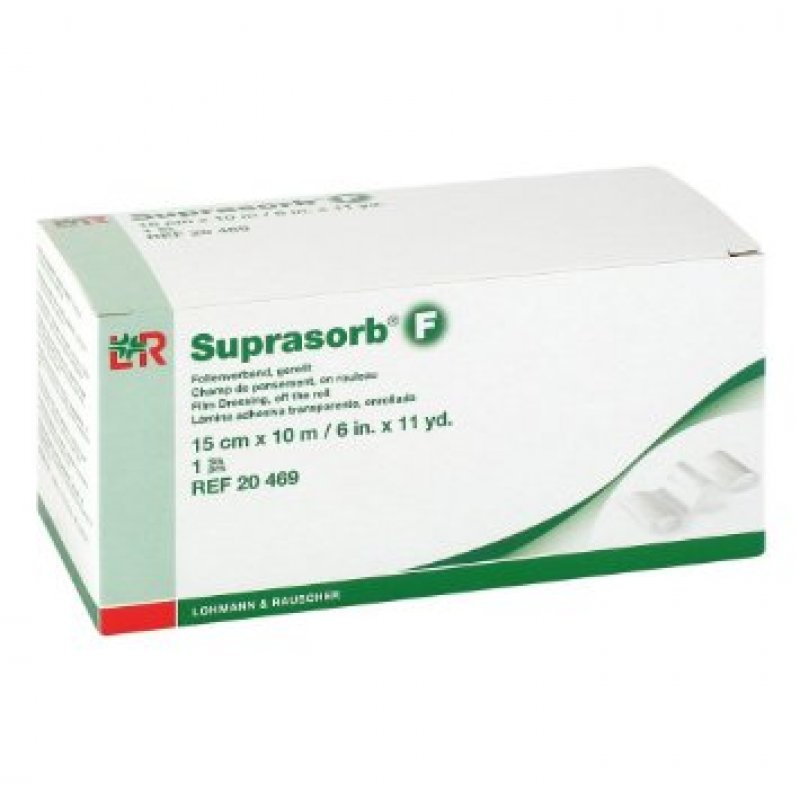 LR Suprasorb F Bendaggio Trasparente Per Fissaggio Medicazione 10 cm x 10 m