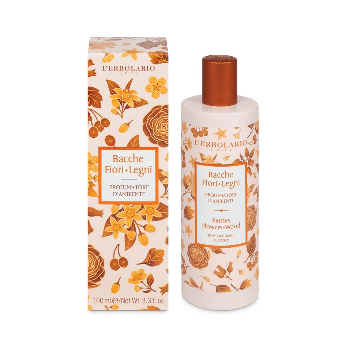 Bacche fiori legni profumatore d'ambiente 100 ml