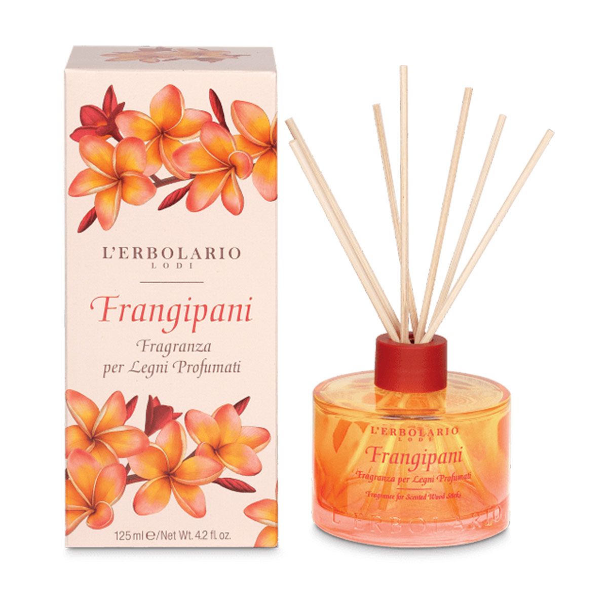 Frangipani fragranza legni profumati 125 ml