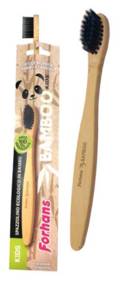 Forhans Spazzolino Ecologico Bamboo Natural Kids