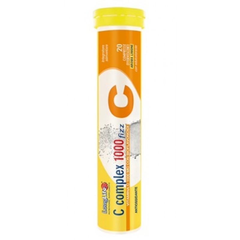 LongLife C Complex 1000 Fizz Integratore Vitamina C 20 Compresse Effervescenti