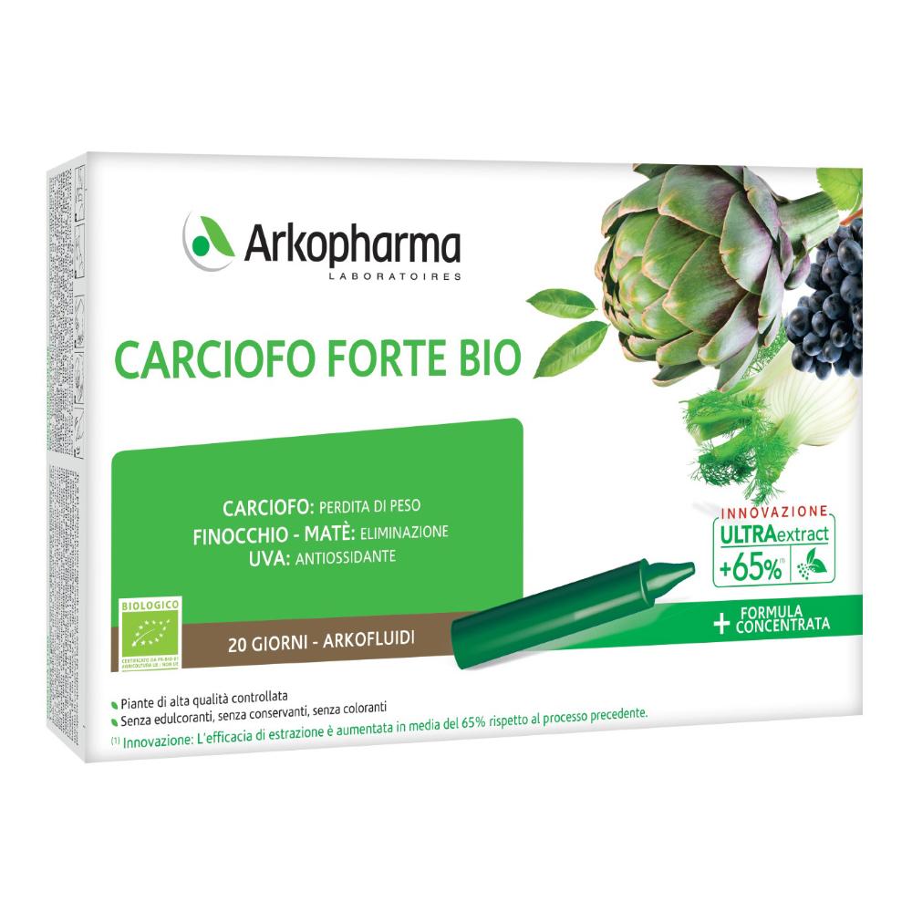 ARKOFLUIDI CARCIOFO FORTE BIO 20 FLACONCINI