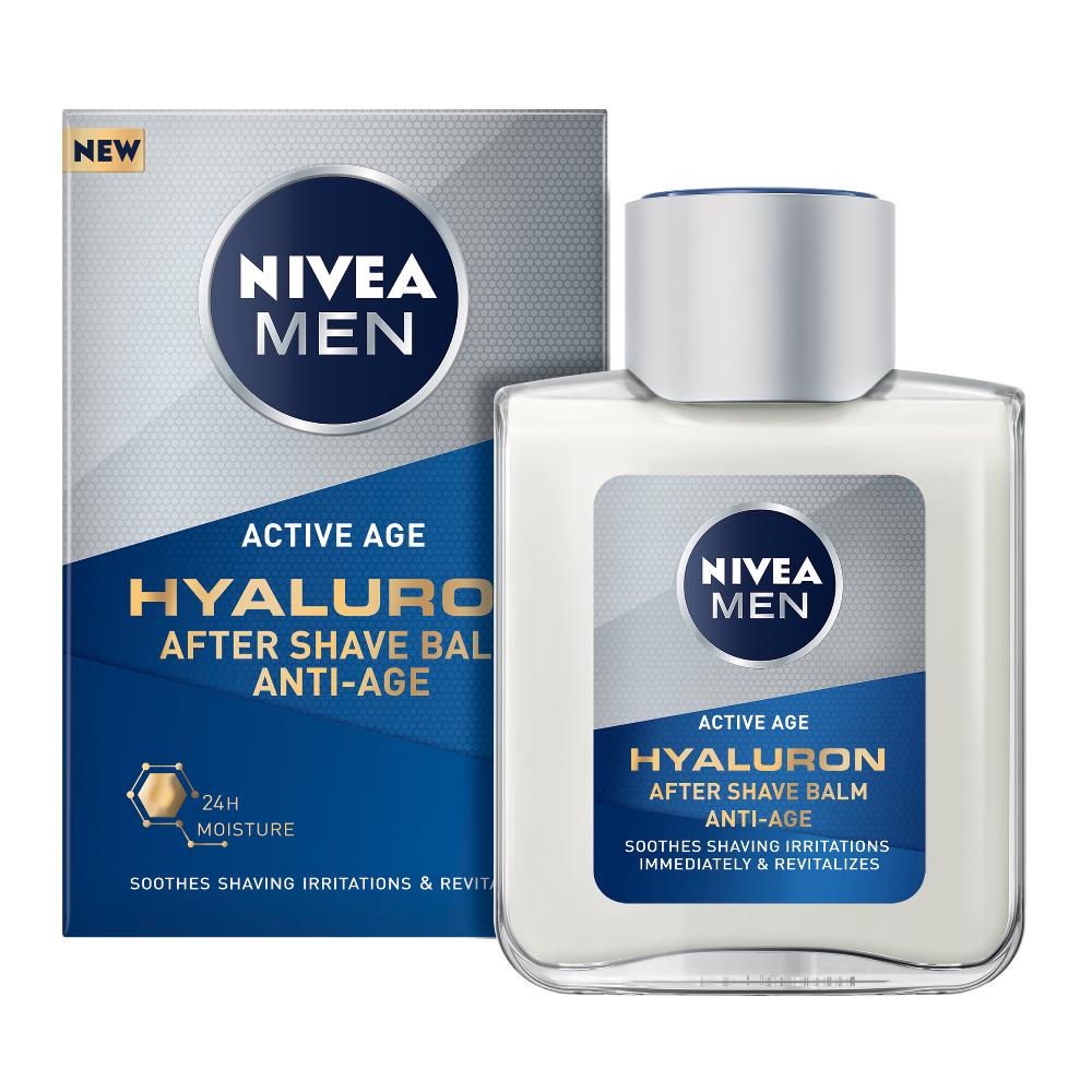 Nivea Men Active Age Hylauron Balsamo Dopo Barba Idratante e Lenitivo 100 ml