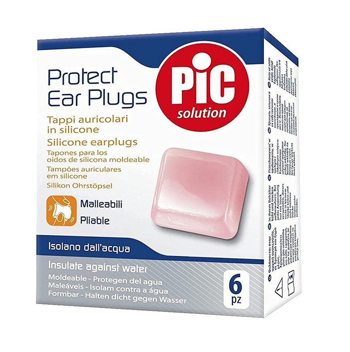 Pic Tappi Auricolari in Silicone 6 Pezzi