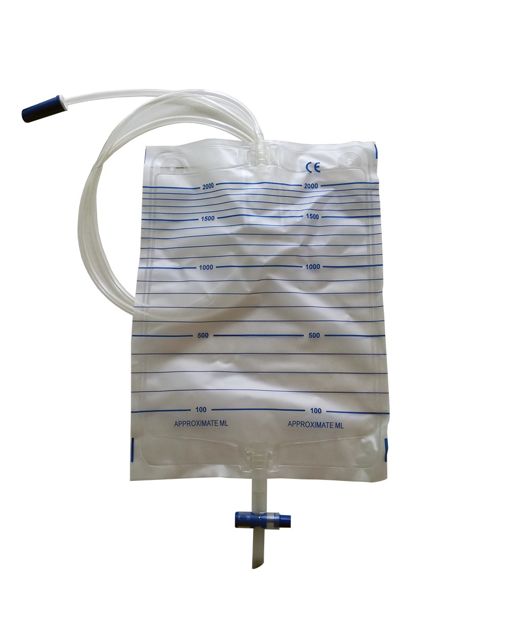 Farmac-Zabban Sacca Raccogli Urina Tubo 130 cm Con Scarico 30 Pezzi 2 L