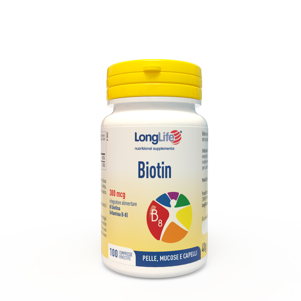 LongLife Biotin 300 Integratore Pelle 100 Compresse