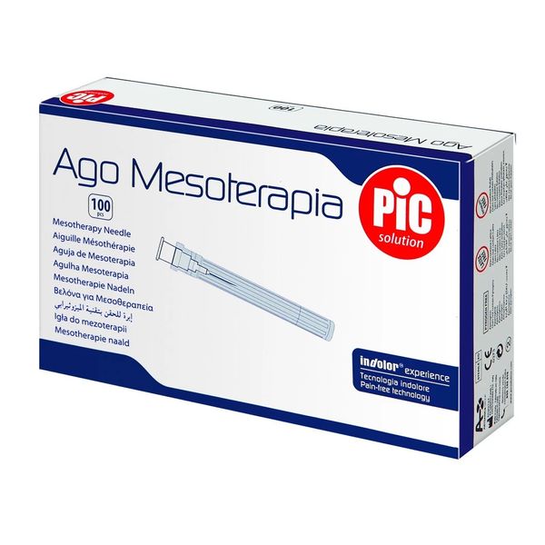 Pic Ago Mesoterapia 27G Peel Pack Cono Luer Lock 0,40 x 4 mm 100 pezzi