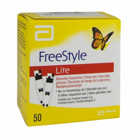 Freestyle Lite Strisce Reattive Glicemia 50 Pezzi