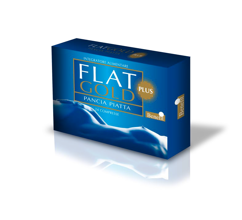 Flat Gold Plus Integratore Pancia Piatta 24 Compresse