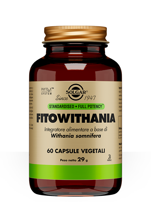 Solgar Fitowithania Integratore Stachezza Fisica Mentale 60 Capsule