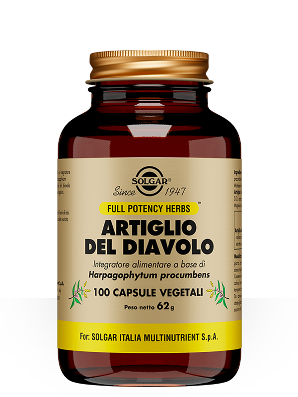 Solgar Artiglio del Diavolo Integratore Articolare 100 Capsule