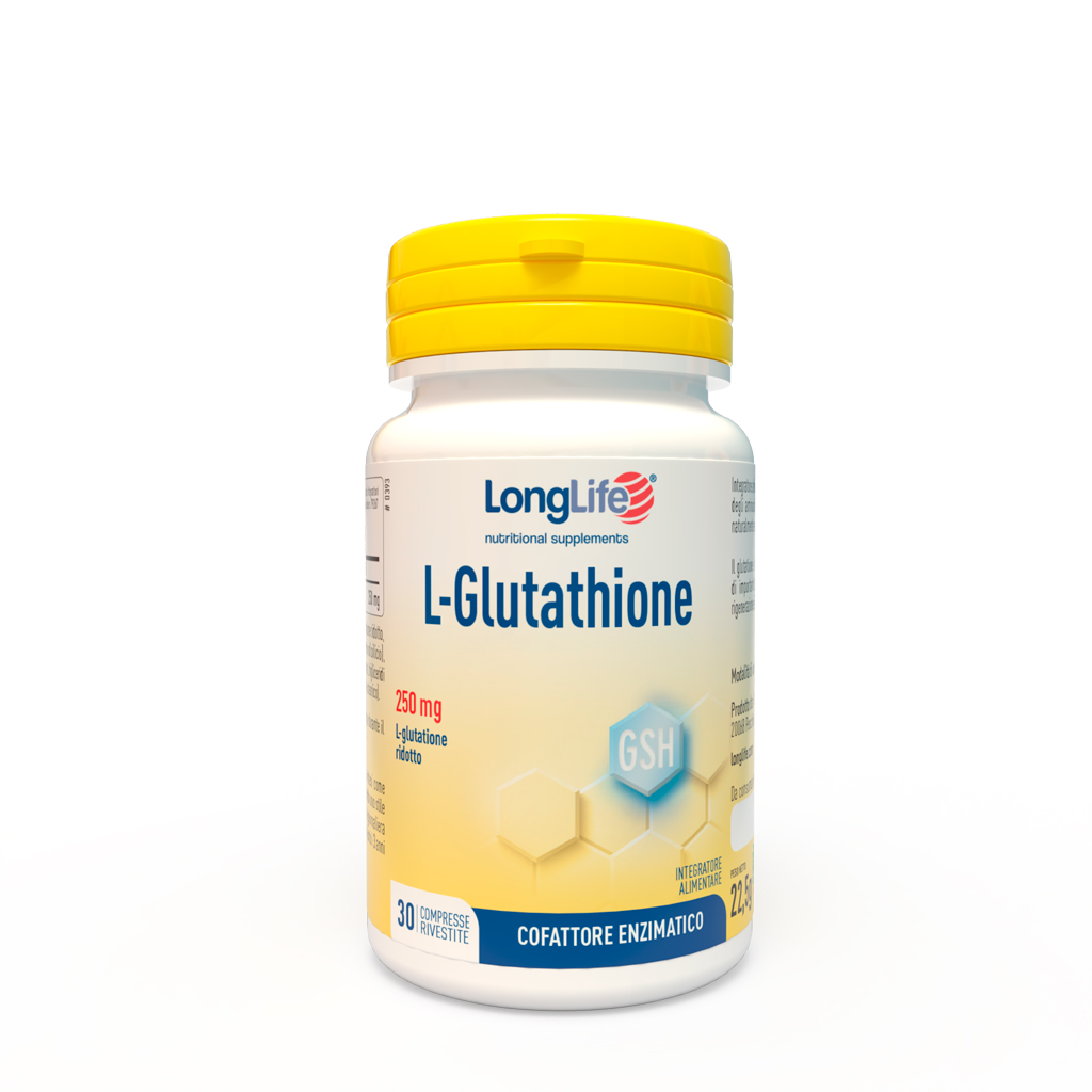 LongLife L-Glutathione 250 mg Integratore 30 Compresse