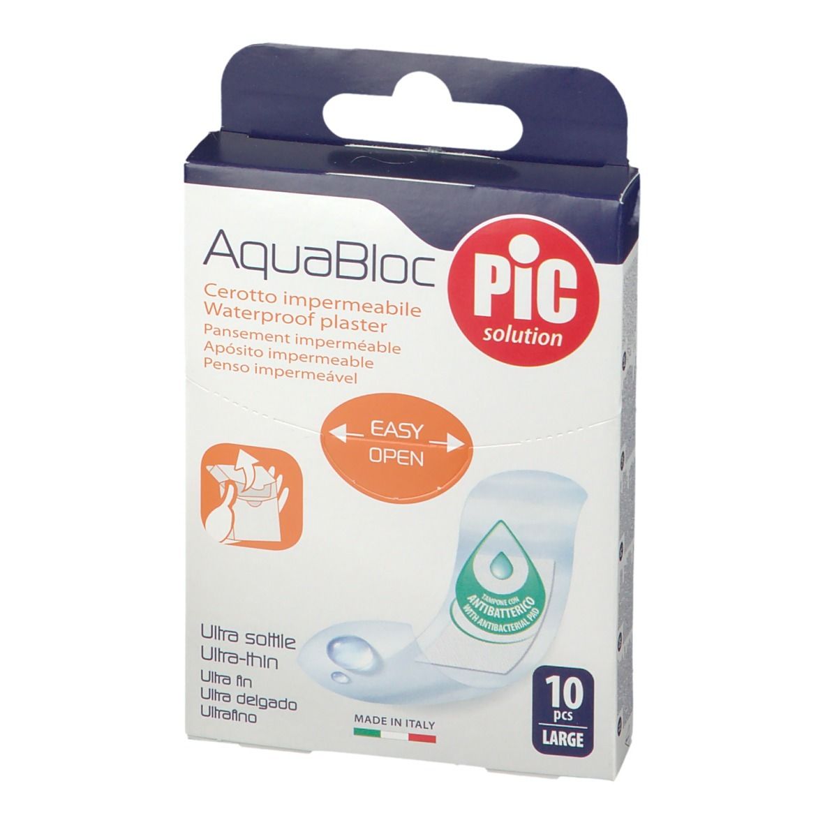 Pic Cerotto Aquablock Impermeabile 25 x 72 mm 10 Pezzi