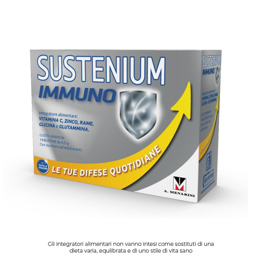 Sustenium Immuno Energy Integratore Sistema Immunitario 14 Bustine