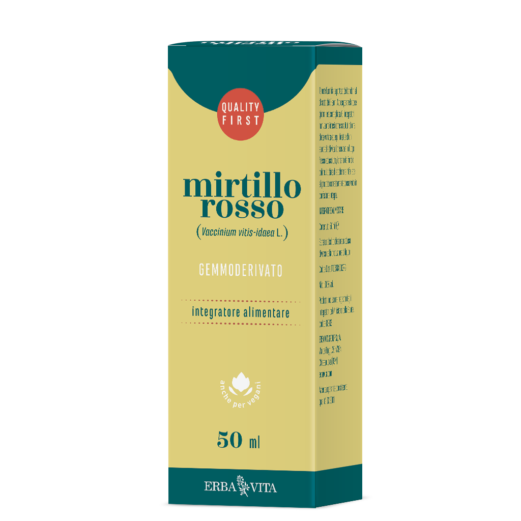 Erba Vita Mirtillo Rosso Gemmoderivato Drenante 50 ml