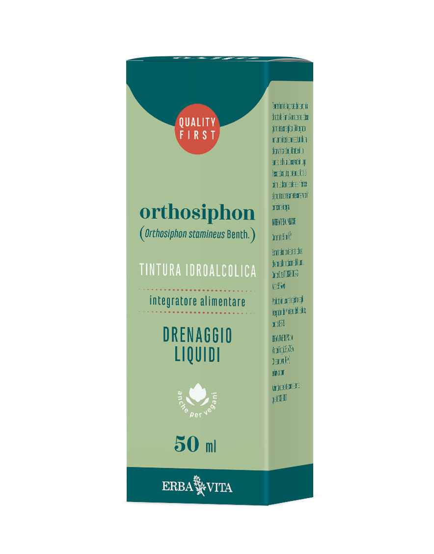 Erba Vita Ortosiphon Foglie Tintura Idroalcolica Drenante 50 ml