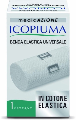 Icopiuma Benda Elastica Universale In Cotone cm 8x4,5 m