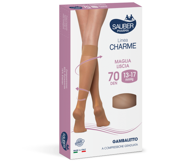 Sauber Linea Classica Gambaletto 70 Den Taglia 2° Colore Beige