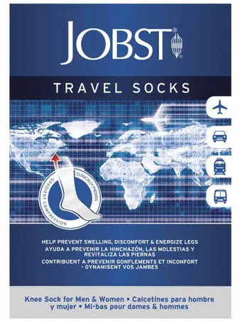 Jobst Travel Socks Gambaletto Unisex Blu Taglia M
