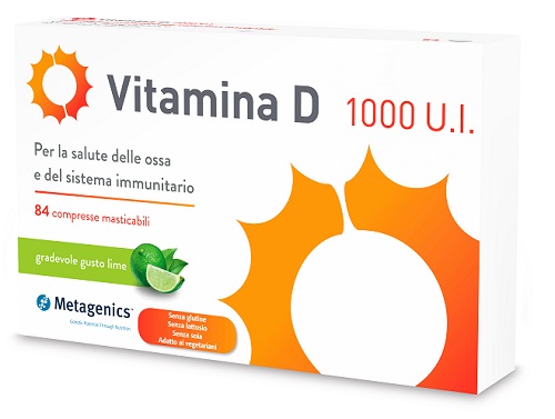 Metagenics Vitamina D 1000 UI Integratore Vitaminico 84 Compresse