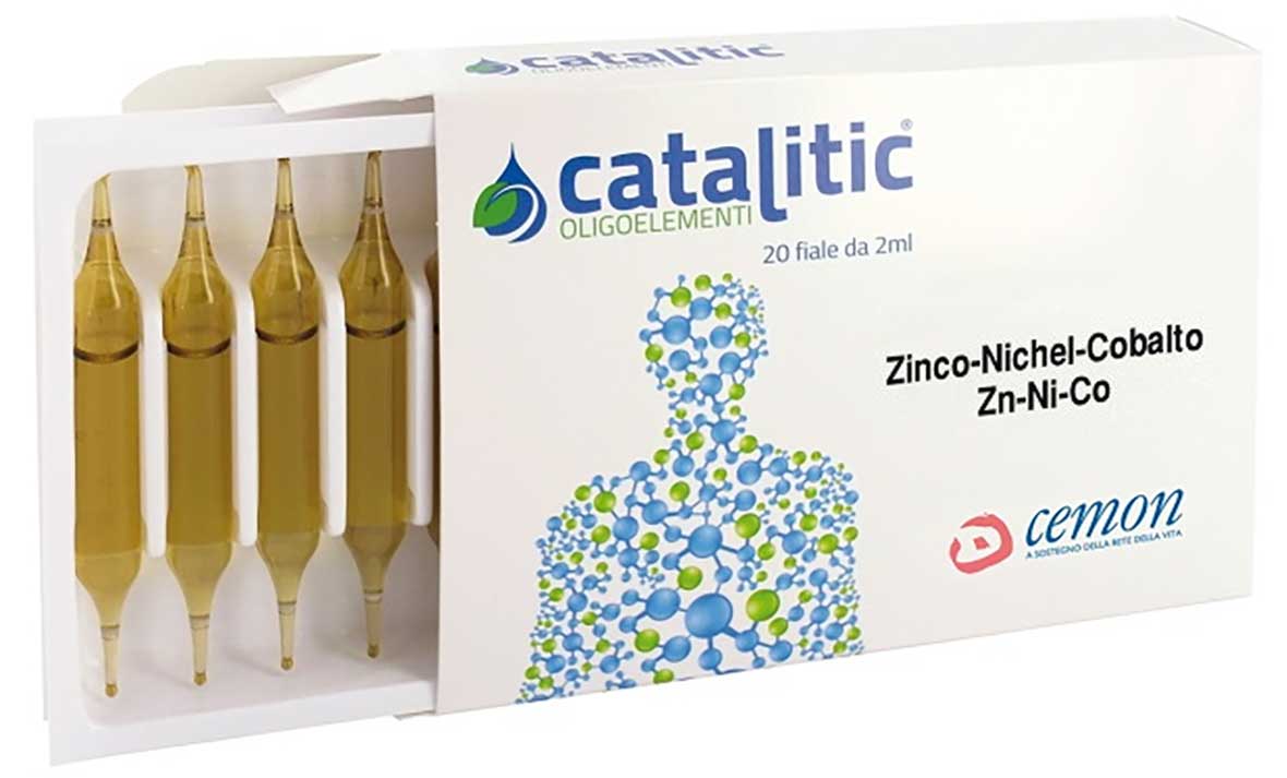 Cemon Catalitic Oligoelementi Zinco-Nichel-Cobalto 20 Fiale da 2 ml