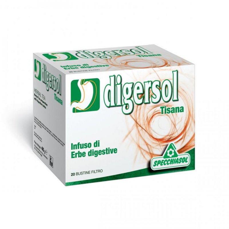 Specchiasol Tisana Digersol Digestiva 20 filtri