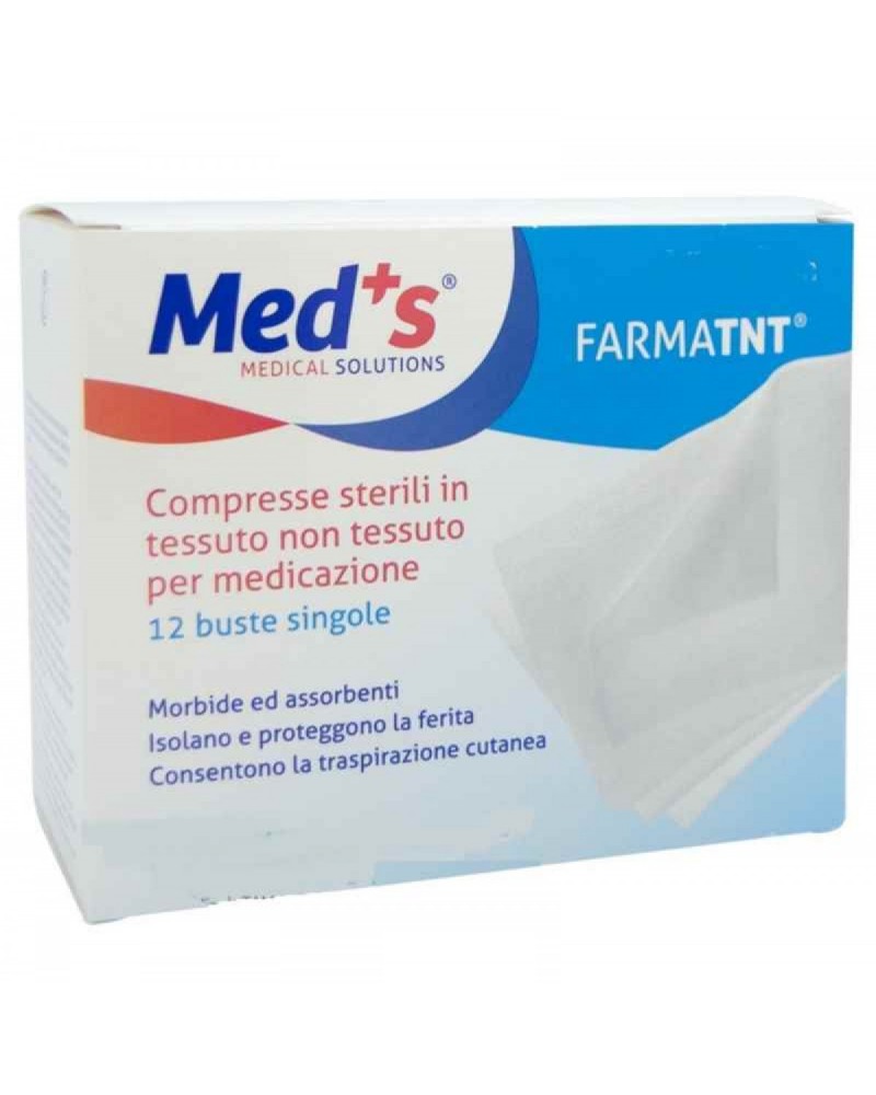Med's Compressa Di Garza TNT Sterile Peel Open 7,5 x 7,5 cm 12 Pezzi