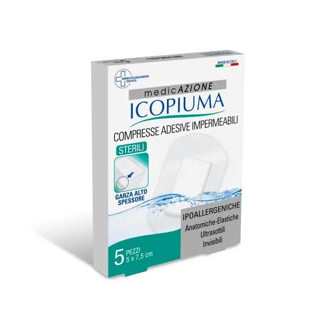 Icopiuma Compresse Adesive Postoperatorie 5x7,5 cm