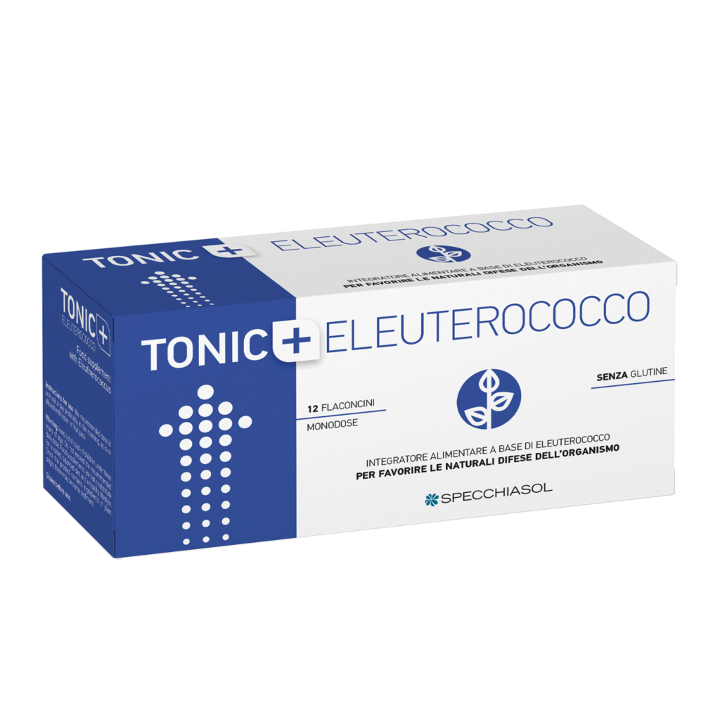 Specchiasol Tonic+ Eleuterococco Integratore Energia e Vitalità 12 Flaconcini