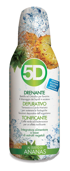 5D Depuradren Ananas Integratore Depurativo Drenante 500 ml