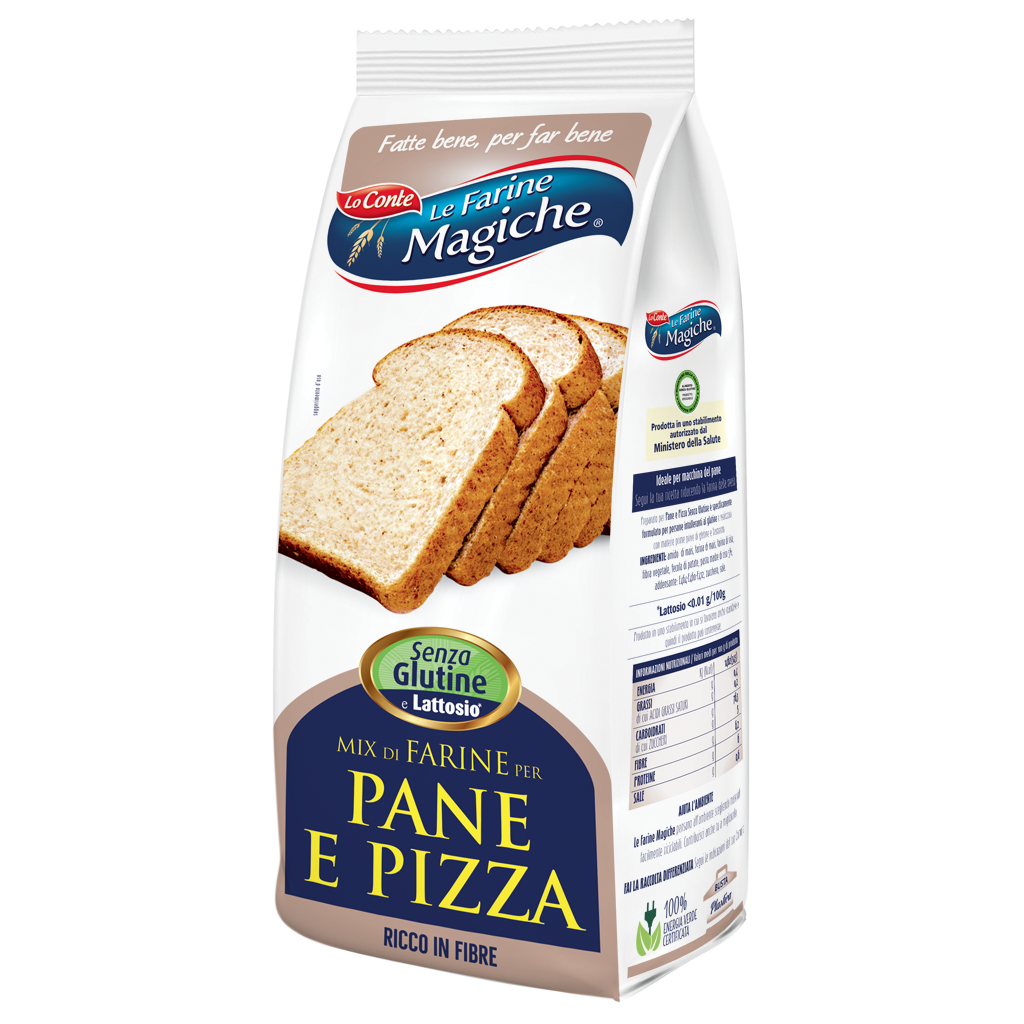 Ipafood mix per pane e pizza senza glutine 500 g
