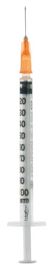Desa Pharma Siringa Insulina Extrafine 1 ml G25 Ago R