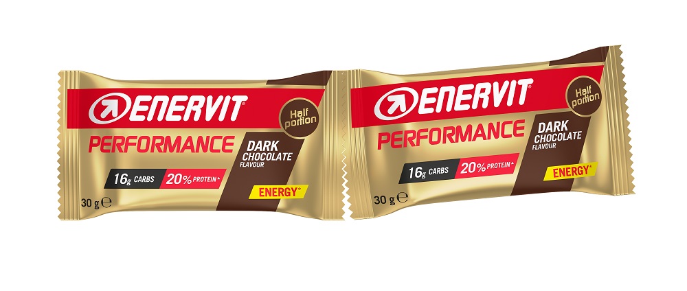 Enervit Performance Bar Double Dark Barretta Cioccolato Extra Fondente 30 g