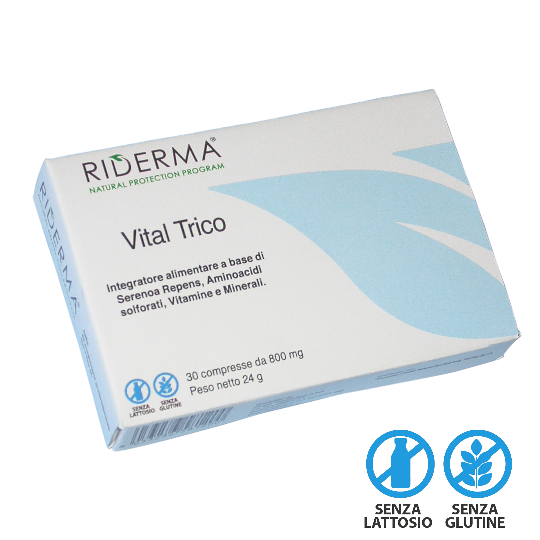 Riderma Vital Trico Integratore Vitamine Sali Minerali 30 Compresse