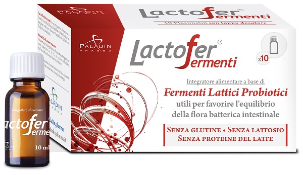 Lactofer Fermenti Integratore Flora Intestinale 10 Flaconcini 10 ml