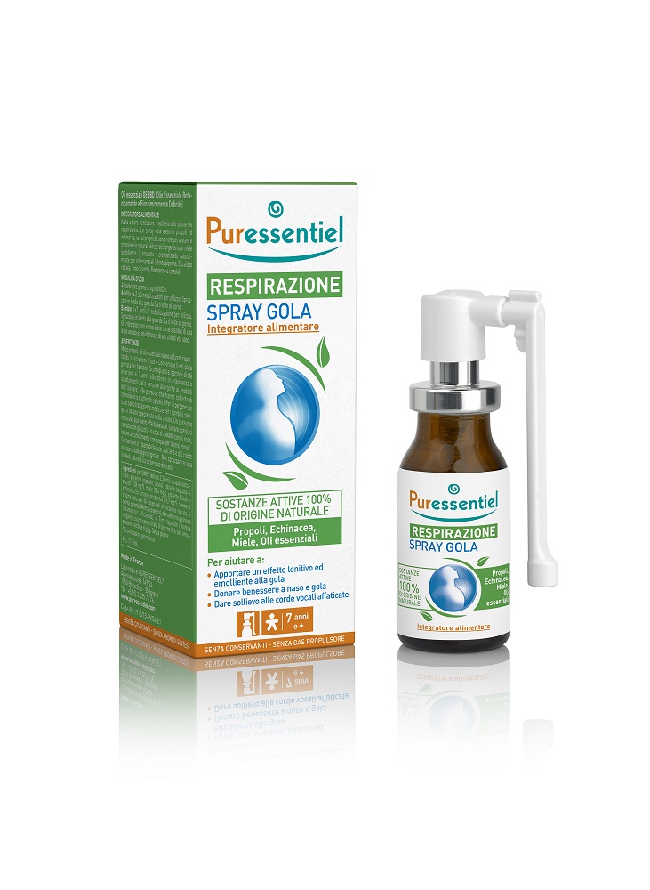 Puressentiel Respirazione Spray Gola Menta 15 ml
